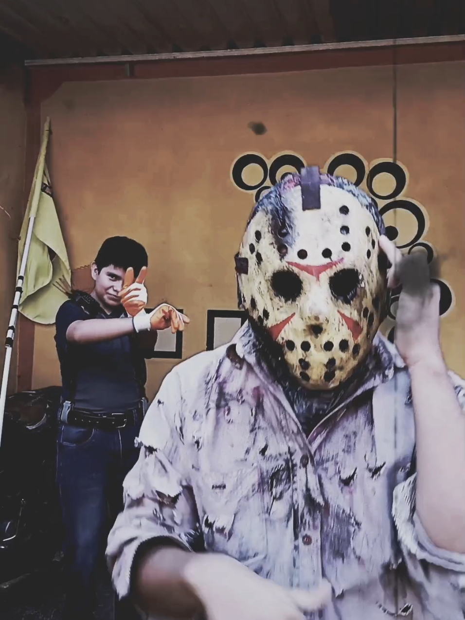 detrás de Camaras JJVJ #jason #fridaythe13th @JJGAMES 
