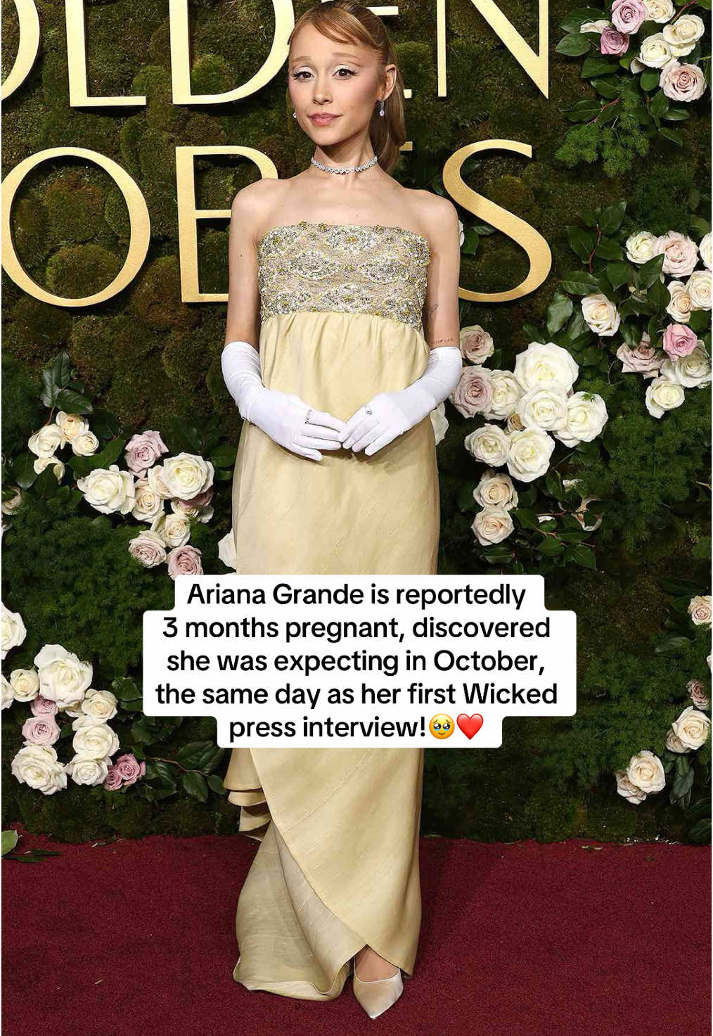 THAT’S WHY SHE WAS ALWAYS CRYING OMGG🥹😭❤️ #ArianaGrande #Wicked#Rumors#singer#intoyou#goldenglobes #surprise#ethanslater #PregnancyRumors#ArianaPregnant#WickedPress#ArianaGrandeBaby#WickedMusical#ArianaGlowUp#ArianaExpecting#ArianaGrandeNews