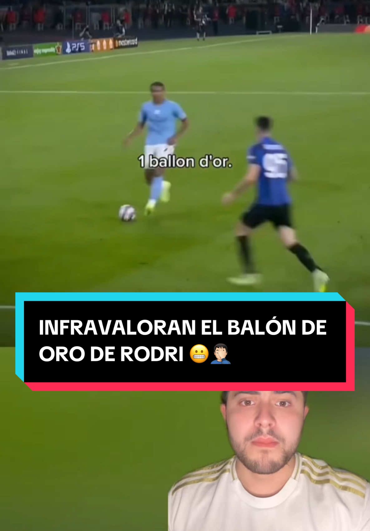 POBRE RODRI 🥺 #cristianoronaldo #messi #realmadrid #tiktokfootballacademy 