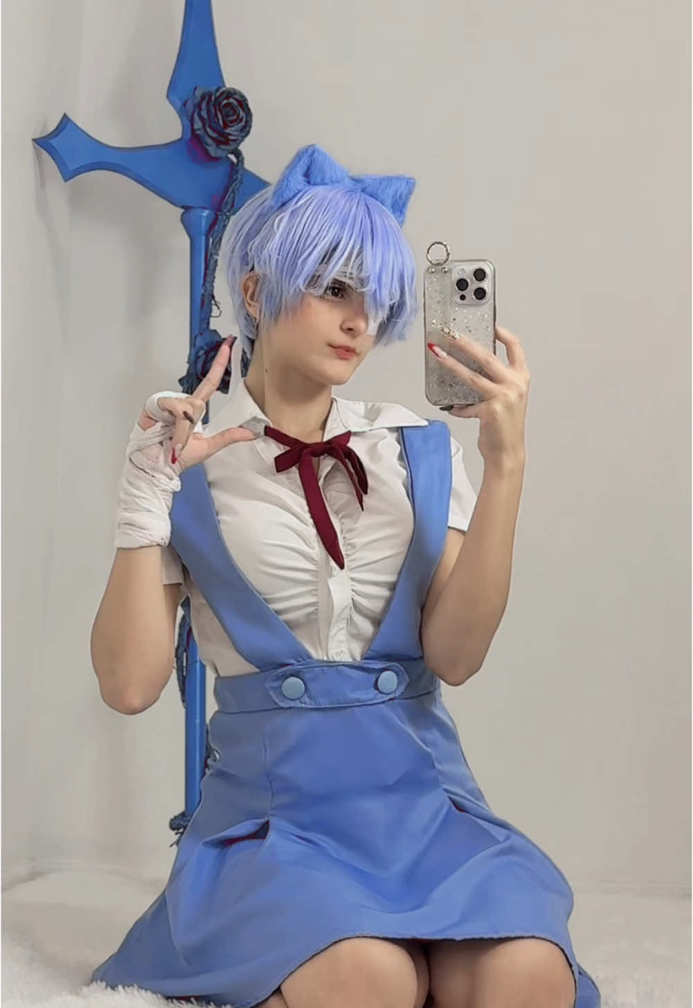 Ty for the love for Rei 🩵#evangelioncosplay #reiayanami #evangelion #fyp  