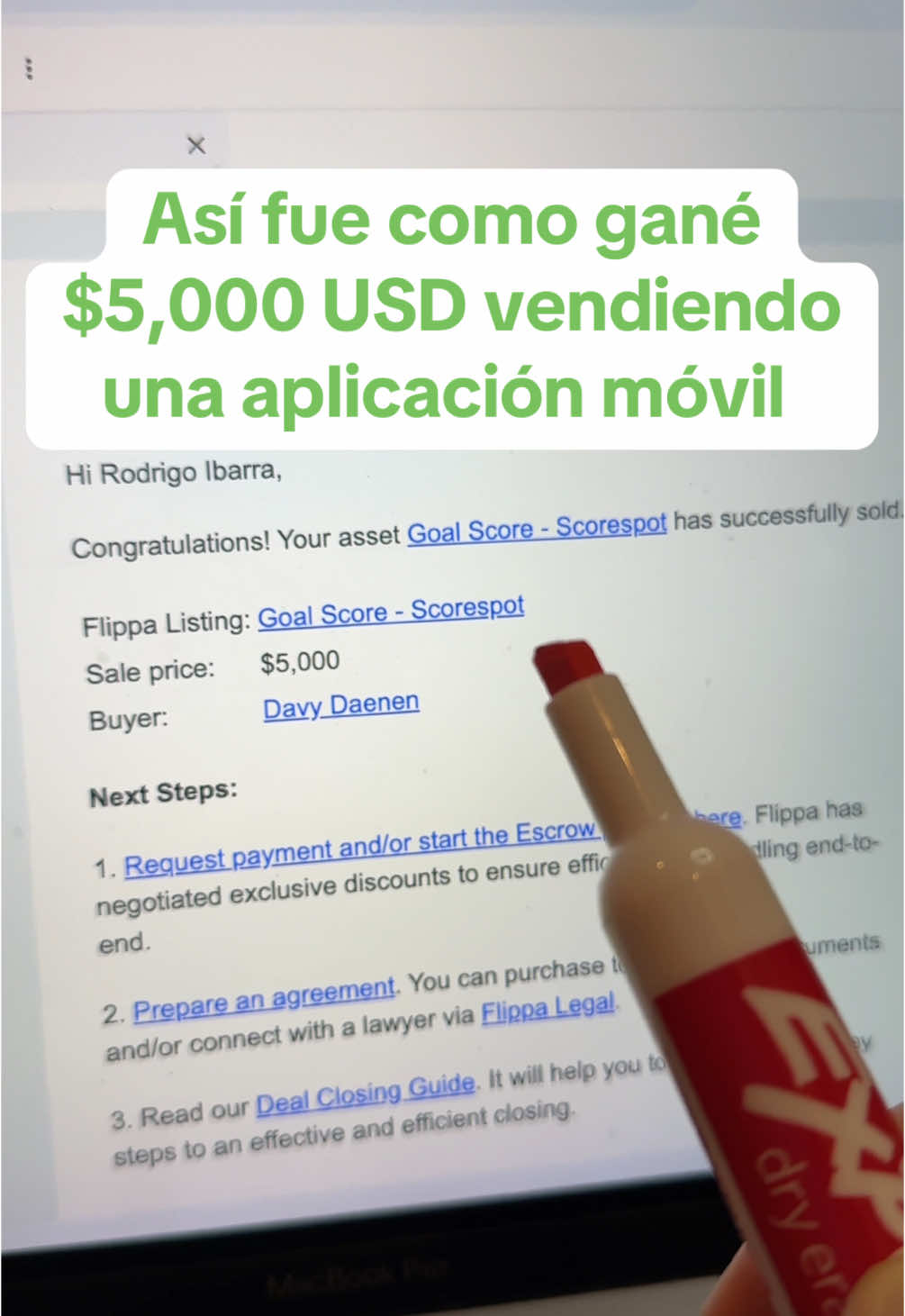 Respuesta a @edi_garcia  Así gané $5000 USD en 7 días vendiendo una aplicación móvil. No existe mejor manera de ganar dinero por internet que construyendo activos digitales. Si no eres programador(a) entonces esto te interesa. #aplicacionesmoviles #empezarunnegocio #ganardinerodesdecasa #ganardineroonline #ingresospasivosinteligentes 