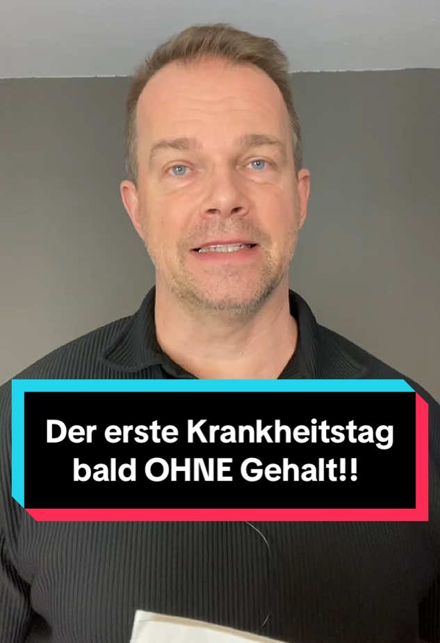 Kein Lohn mehr am ersten Arbeitstag‼️Findest du das fair? #lohn #krank #gehalt #allianz #lernenmittiktok ##krankenkasse 