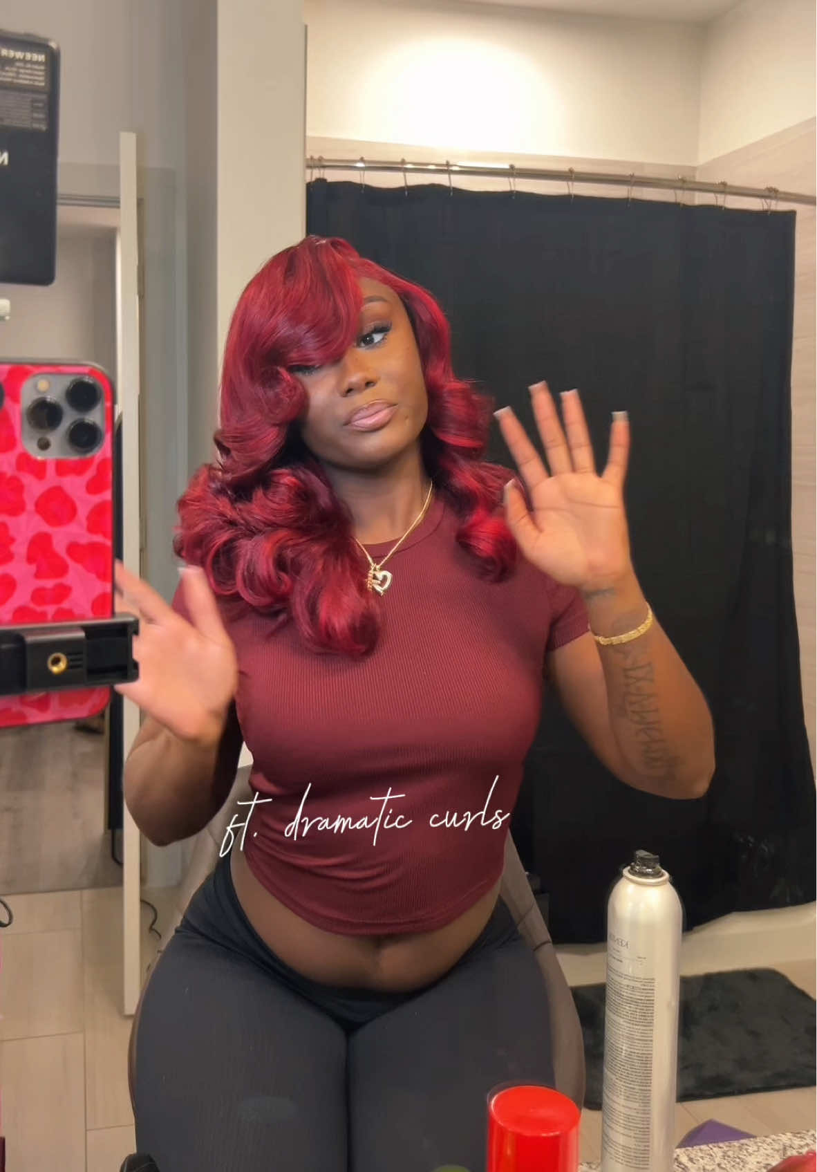 @Arabella Hair Official 🔥 180% Density Red Velvet Balayage Wine Glueless 6x5 Pre-Cut Lace Loose Body Wave Wig 👏Highly Recommend!  #wiginstall #domyhairwithme #explore #viral #arabellahair #wiginstalltutorial #layers #deeplayers #wiginfluencer #fixmyhairwithme #redhead #closureinstall #readytowear #shopwithme 