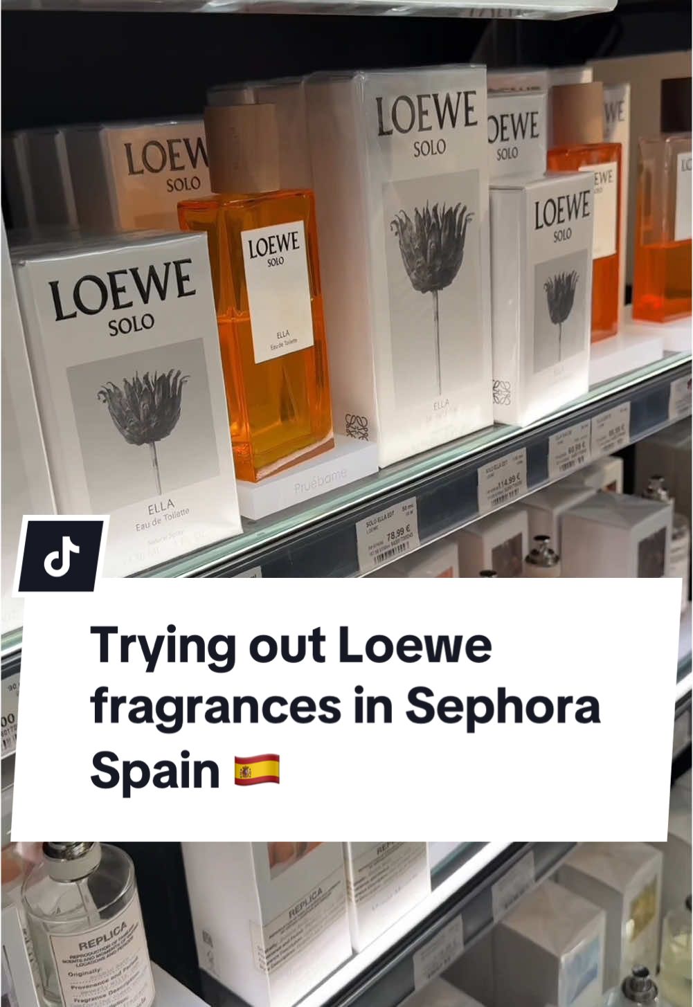 Replying to @cassiepaige_ @LOEWE’s fragrances are ones I’ve yet to try so when I saw the entire lineup at @sephora in @SEPHORA España in Spain, you know I had to choose a few to smell—And some of them really surprised me! First up was the scent White Magnolia. This one had more sour-sweet top notes that melt into a subtle gourmand finish—it’s soft but memorable. Next I smelt Earth. She was fresh, clean, and a bit herbaceous—super easy to wear and feels luxe, but not a standout for me. Air was sharp, crisp, and citrusy with a powdery musk at the end—super fresh and light! Aqua caught me off guard—it’s powdery, aquatic, and fresh. She felt sophistry but Solo Ella Elixir was the one that completely blew me away. Bright citrus, creamy coconut, and a hint of vanilla. She was warm, fresh, and a little sexy—a perfect balance for me personally! Wifey and I both loved this one so we had to buy it! 😂 It’s my first Loewe fragrance beauty queens! And I’m really saving her for summer. Can’t wait to wear her in the warmer months! What about you all beauty queens, have you tried Loewe scents? Which one is your fave? 👀 #beauty #fragrance #fragrancetok #loewe #sephora #luxuryfragrance 