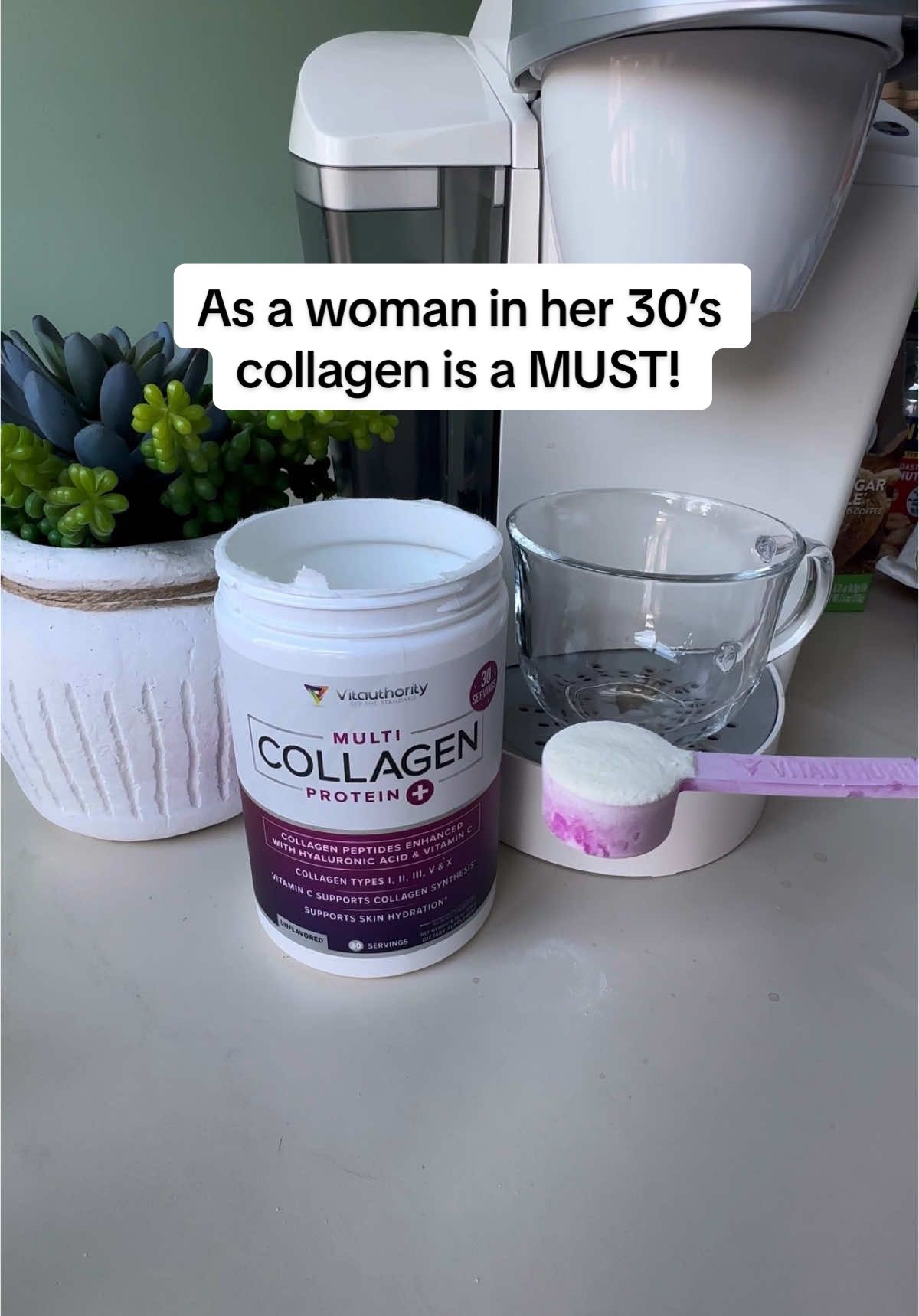 Collagen should be an essential to your daily routine, here's why ✨ Multi-Collagen Protein helps to support your bones & joints, strengthen your hair & nails, and improve your overall complexion! If you've already tried out Multi-Collagen Protein, what's your favorite benefit you've seen so far?? Let us know in the comments down below!💜 #vitauthority #multicollagenprotein #multicollagen #collagen #collagensupplement #womenshealth #healthandwellness #collagenforwomen #skincare #vitaminc #hyaluronicacid 