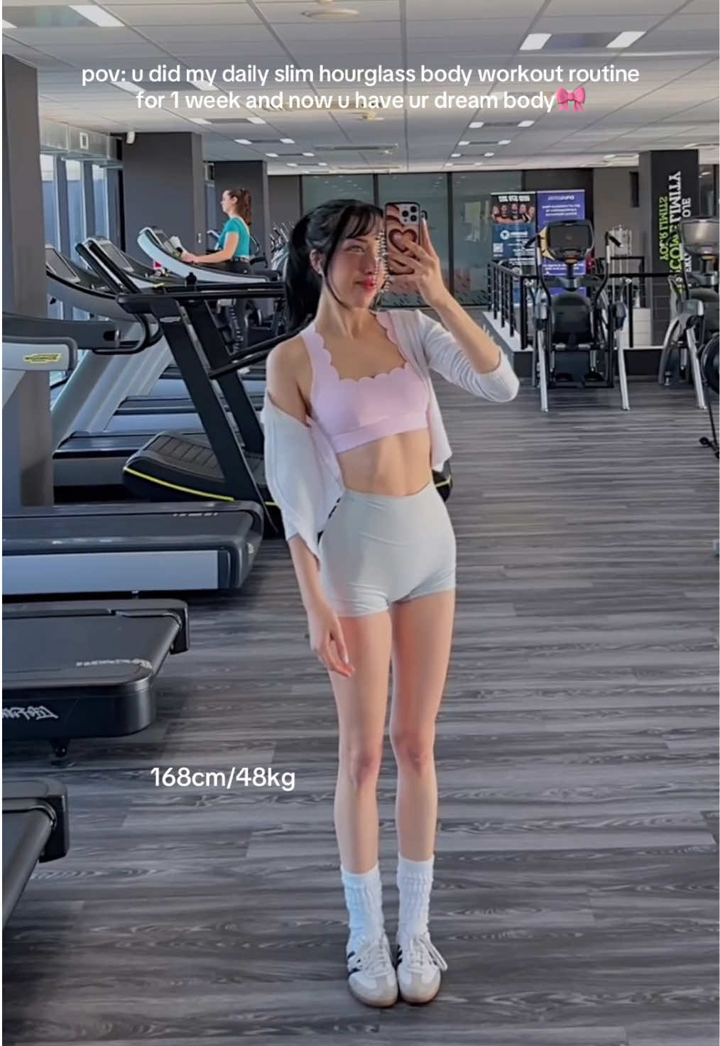 go try it !!! workout is up on my youtube channel🎀 #lifeinkorea #fyp #girlyaesthetic #pinkaesthetic #wonyoungism #xiaohongshu #hourglassfigure #loseweight #pinterestaesthetic