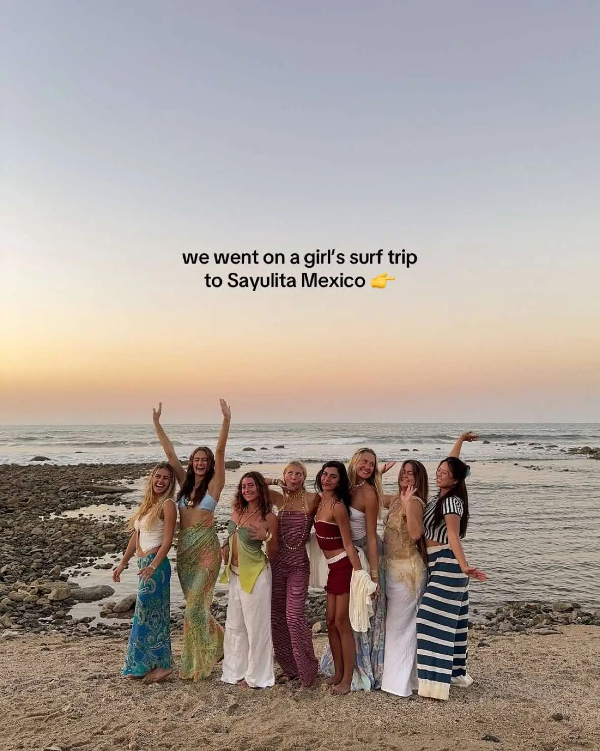 If you’re looking to join like-minded girls who want to learn to surf, do yoga, make friends, and see what it’s like to live in this magical surf town… this is the trip for you!  ##surftrip##surfcamp##girlstrip##surfretreat##surf##yoga##mentorship##sayulita##wellness##dreamlife##Summer##mexico##travelinmexico##surfinmexico