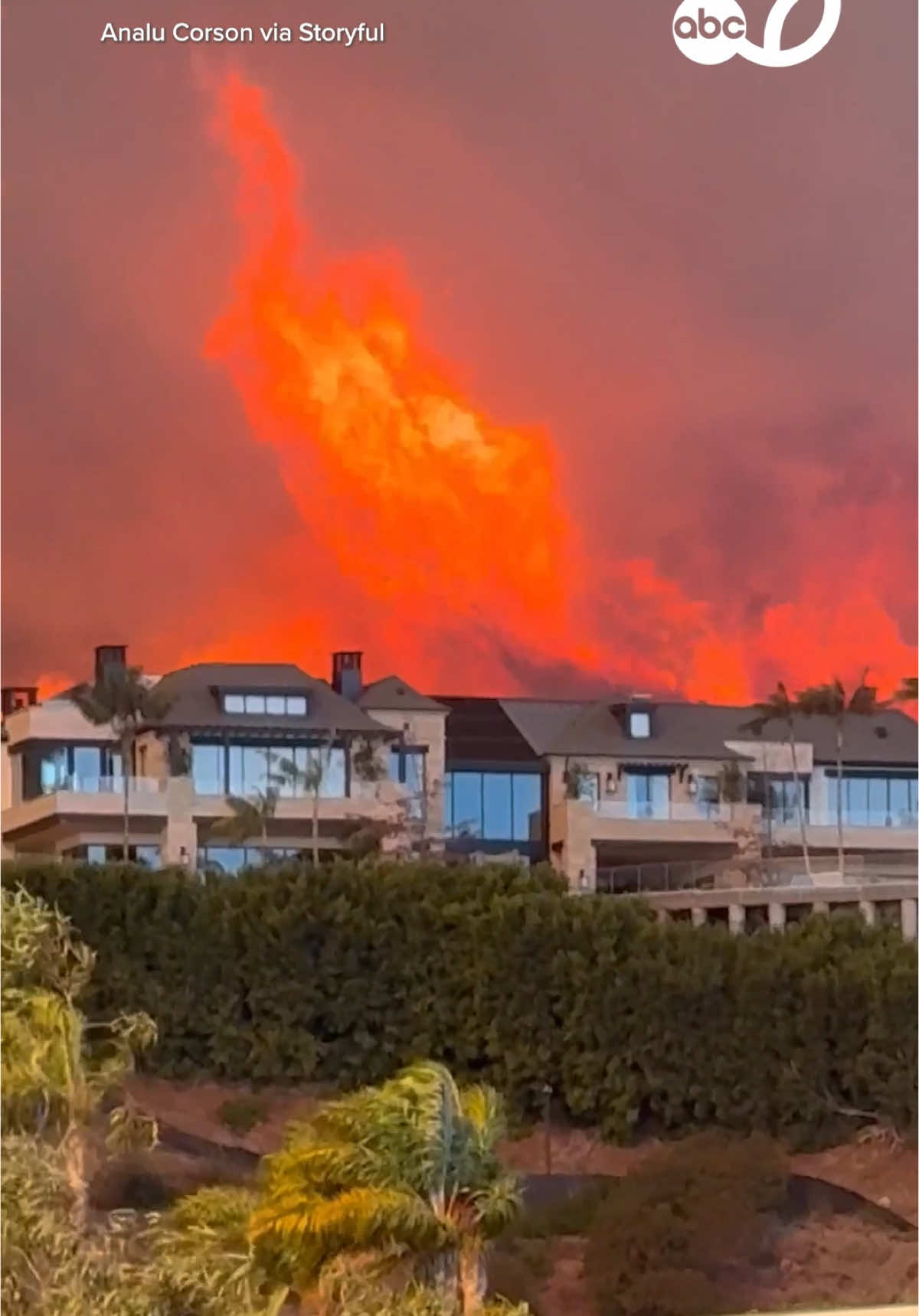 Harrowing videos show the Palisades Fire ripping through neighborhoods burning at least 1,000 structures and forcing thousands to evacuate their home. Farther inland, the Eaton Fire has exploded to more than 10,000 acres and is being blamed for two deaths while the Hurst Fire in Sylmar has prompted more evacuations. #palisadesfire #fire #wildfire #california #ca #losangeles #wildfire #pacificpalisades #abc7news 