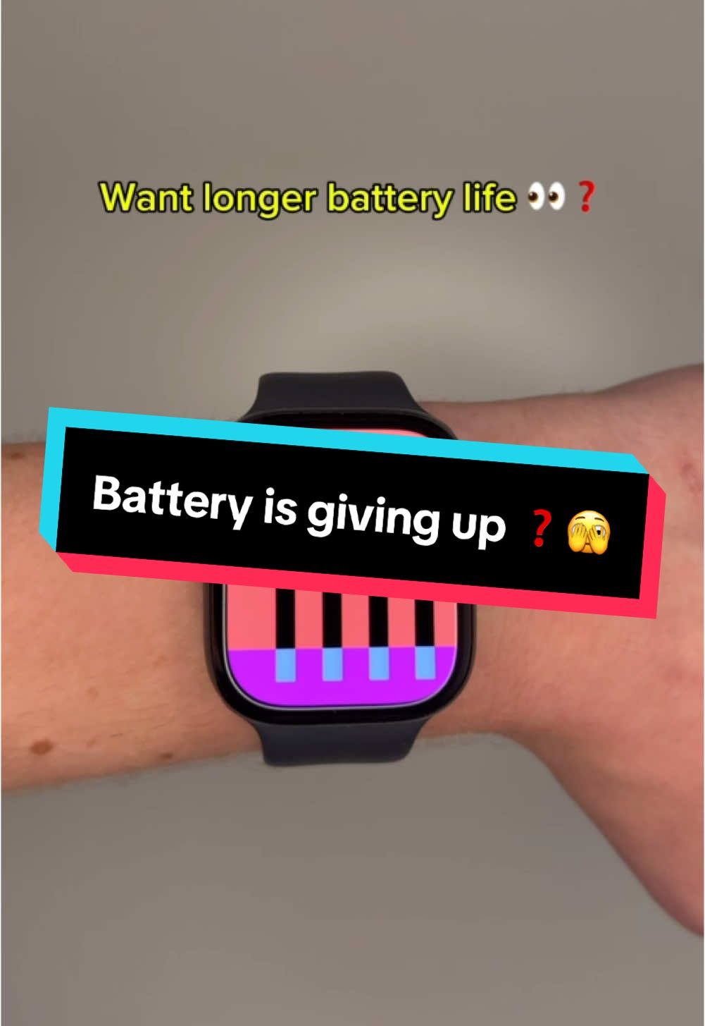 Try it❗️#applewatch #applewatch10 #battery #batterylife #more #settings #trick #tip #applewatchtricks #applewatchtips #applewatchhacks #iphone16pro #shotoniphone #howto #applewithleon 