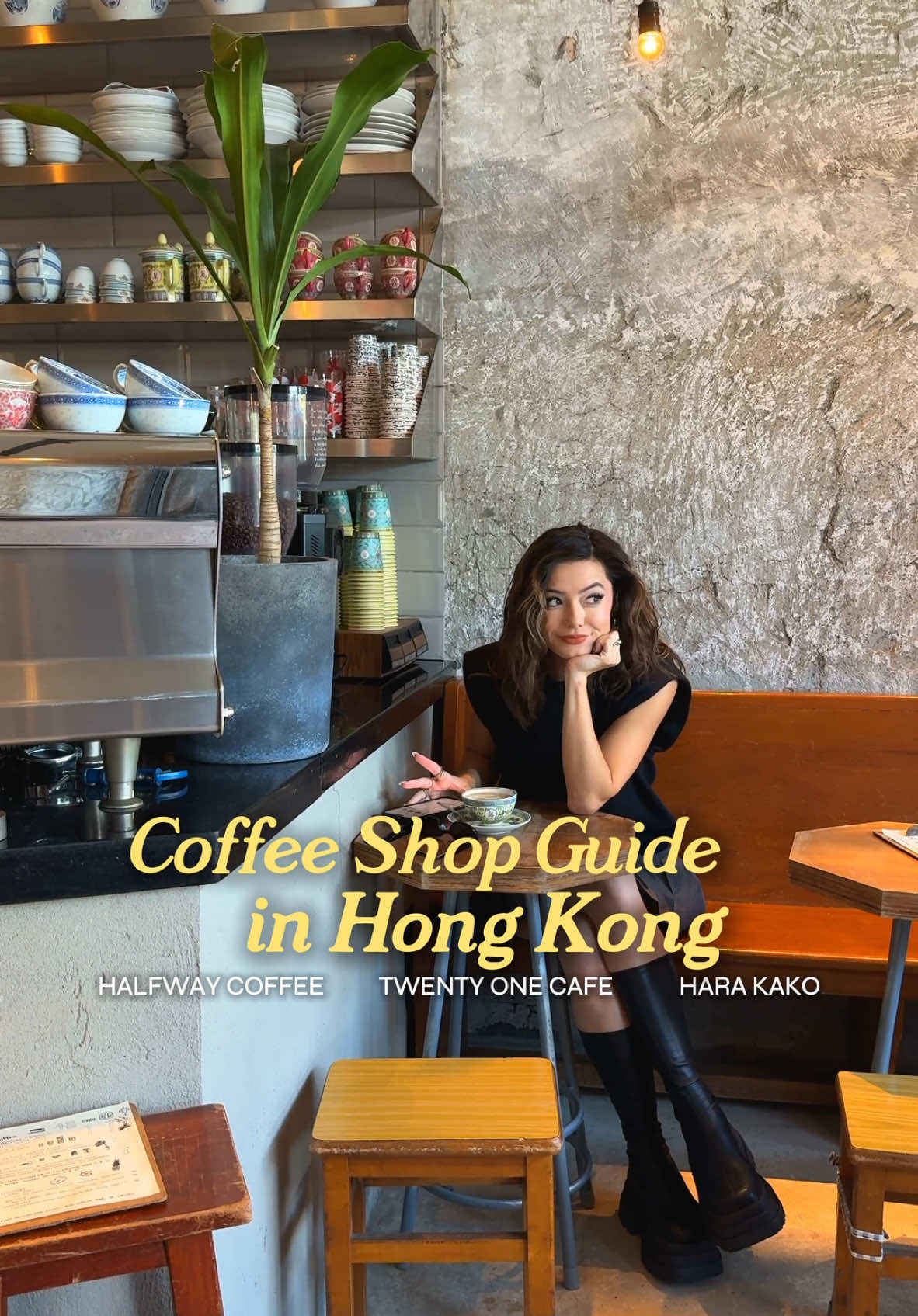 stay caffeinated, stay hydrated 🙂‍↕️☕️ the spots: Halfway Coffee 26 Upper Lascar Row,  Sheung Wan, Hong Kong Twenty One From Eight Cafe 93 Hill Road, Sai Wan Shek Tong Tsui, Hong Kong hara kako G/F, 9-11 St Francis St Wan Chai, Hong Kong #hongkongtravel #hongkongtiktok #traveltok #hongkong #hongkongfood #hkfood #hongkongrestaurant #asianfood  #coffee #coffeetok #hongkongcafe #cafehop #coffeetiktok 