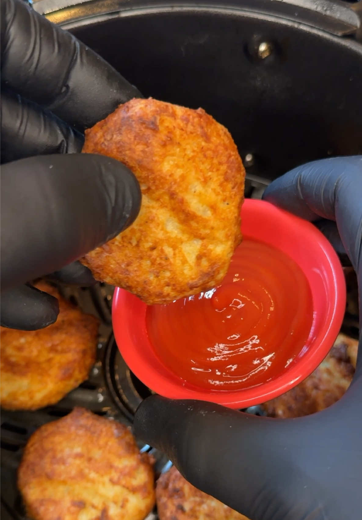 Chicken McNuggets | Healthy Homemade Chicken Nugget Recipe RECIPE 1 Chicken Breast  1 Russet Potato  1/4 Onion  1 Large Egg  1/2 Cup Flower  1 TBSP Favorite BBQ Rub  Or spices   #chickennuggets #chicken #chickenrecipe #Recipe #airfryer #mcnuggets #cooking #fy