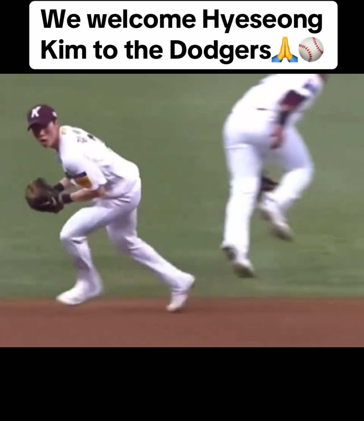 Korean Standout Hyeseong Kim to the Los Angeles Dodgers ⚾️🙏🤩✨⭐️🇰🇷 @Los Angeles Dodgers #korea #baseball #kbl #allstar #goldglove #baller #new #hitter #iq #viral #fyp #fypシ #fypシ゚viral #fypchallenge #viralvideo #viralpost #MLB #majorleaguebaseball #highlights #star 