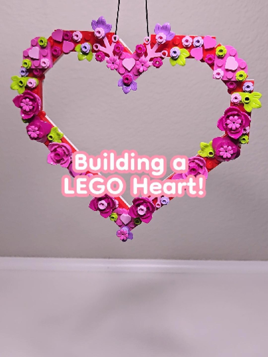 I built this super cute LEGO heart ornament for my bedroom! ✨🥰 @LEGO  #legoheart #legobuild #kawaii #girlyaesthetic #girlythings #pink #girlhobbies  #creatorsearchinsights 