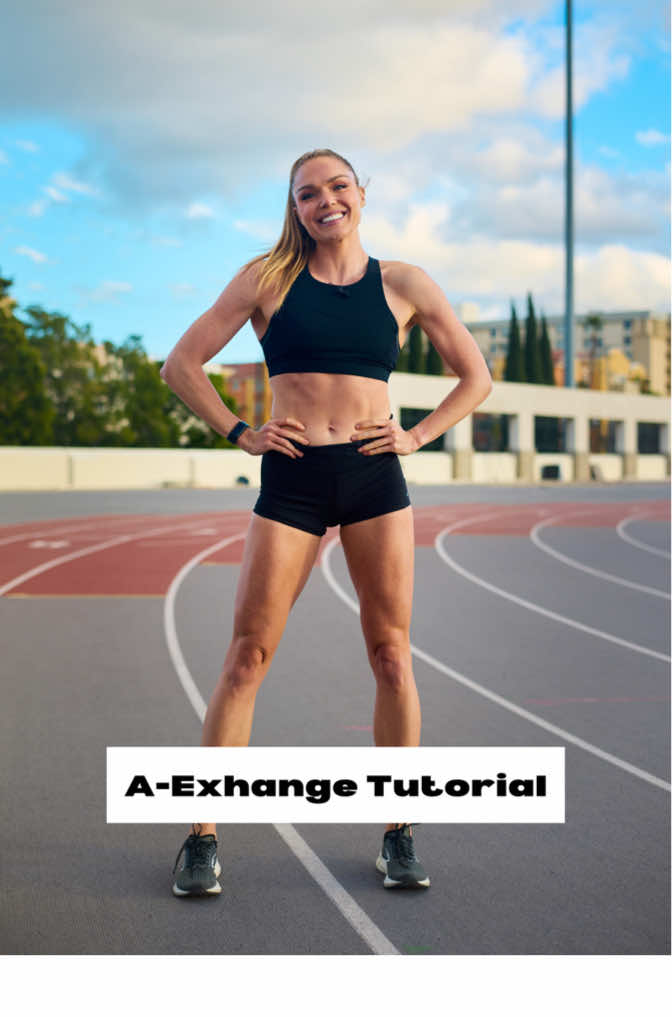 A-exchange drill ✨🙌👍  This helps so much with coordination, plyometric training, and running mechanics! Give it a try! 