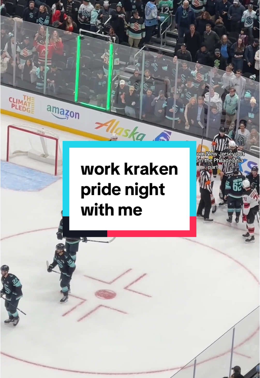 come with me to work the seattle kraken pride night game! (ft a weirdly high amount of adam larsson content) 🫡🏳️‍🌈🏳️‍⚧️ in the face of the damage a few bad actors in the league have done, pride nights are more important than ever & i’m so grateful our org puts so much thought and work into making sure our rink and this sport is a welcoming place for everyone ♥️ #diml #Vlog #workvlog #womeninsports #sportsjobs #hockeytok #cometoworkwithme #workinginsports  