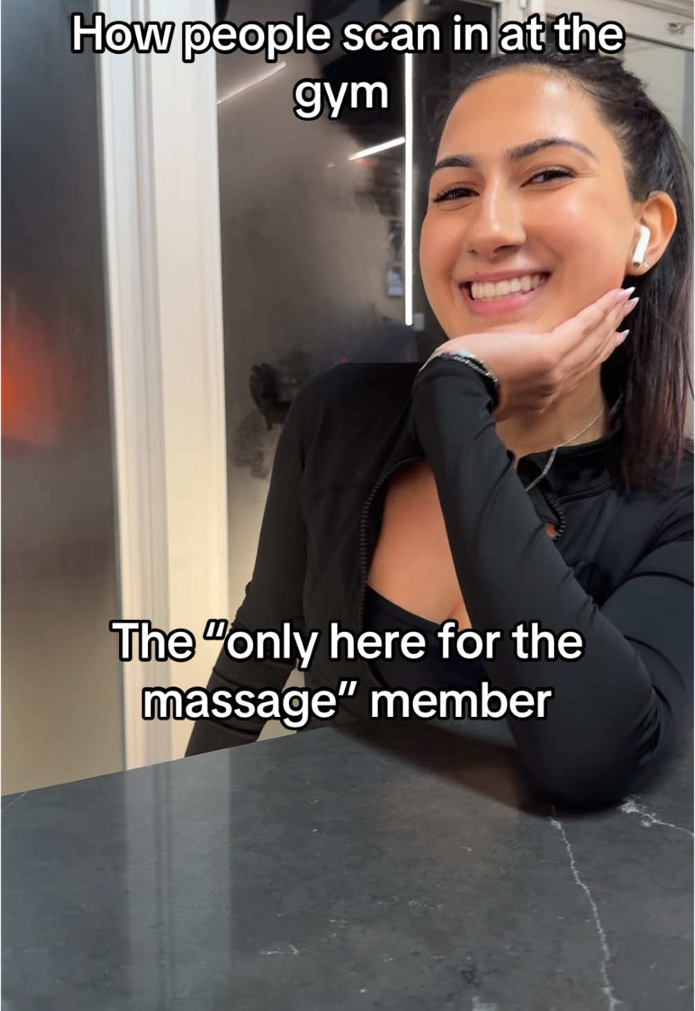 When members check in, but everyone’s got a different agenda! 😂  From the “Avoidant Member” to the “Only Here for the Massage’” member living for the hydromassage-we all bring our own vibe! 💪💆‍♂️ #GymSquad #FitnessSkit #GymVibes #GymPersonality #GymFails #ImpactSportsClub #fitnessmotivation #Fitness #impact #exercises #regopark #gym #regoparkgym #FitnessJourney #foryoupage #foryou 