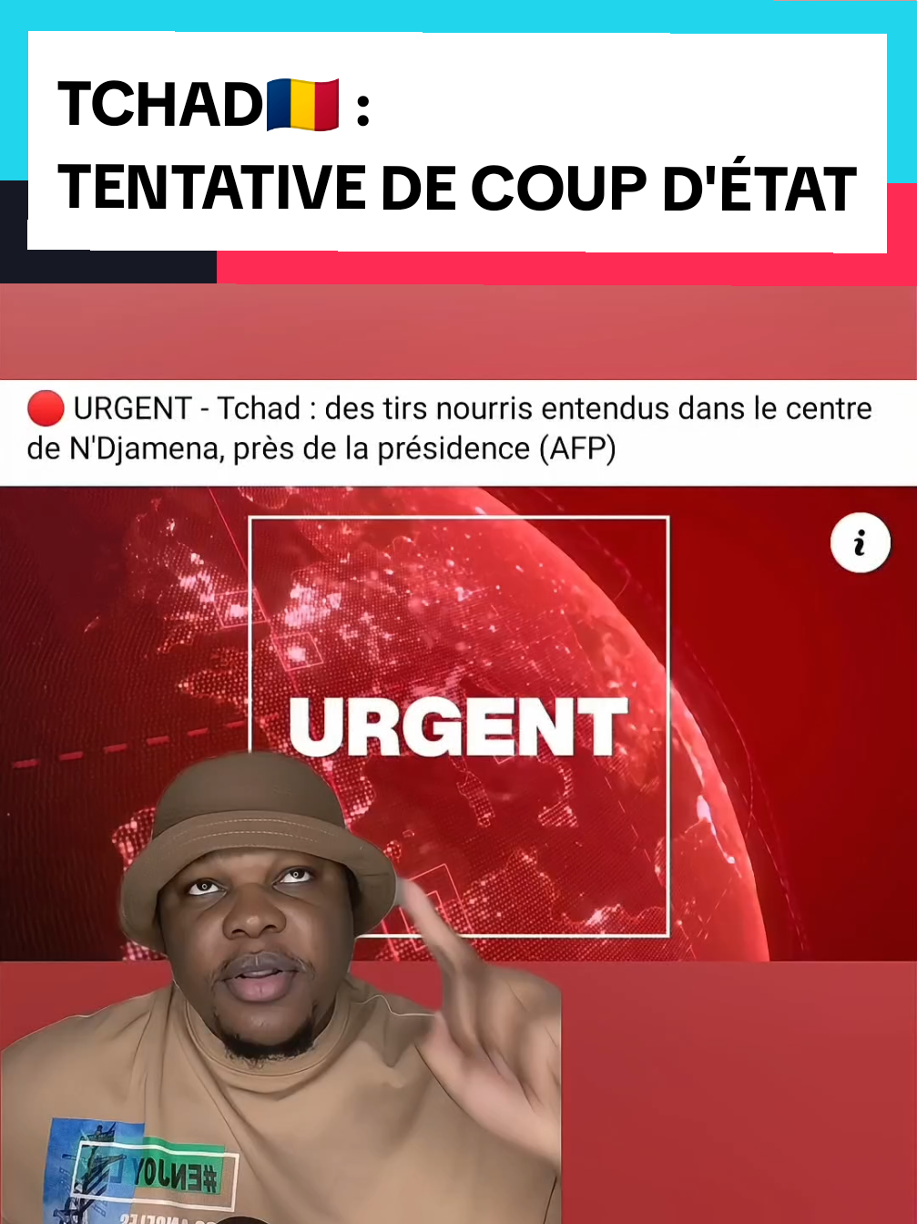 TCHAD🇹🇩 : TENTATIVE DE COUP D'ÉTAT  #tchadien🇹🇩tiktok #tchadiangirl🇹🇩 #malitiktok #malitiktok🇲🇱 #russia🇷🇺 #poutine🇷🇺 #macrondemission #macrondestitution #francetiktok🇫🇷 #francetiktok🇨🇵 #francetiktok 