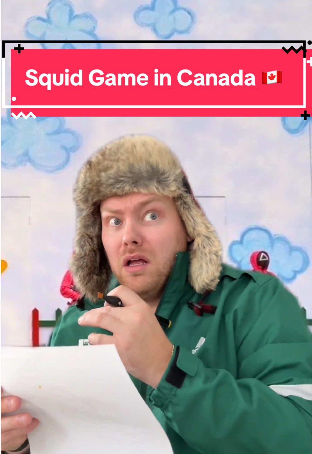 Stay within the lines or be ELIMINATED 🇨🇦😱 #canadian #canada #canada_life🇨🇦 #keestercomedy #squidgame #squidgamenetflix #canadiantiktok 