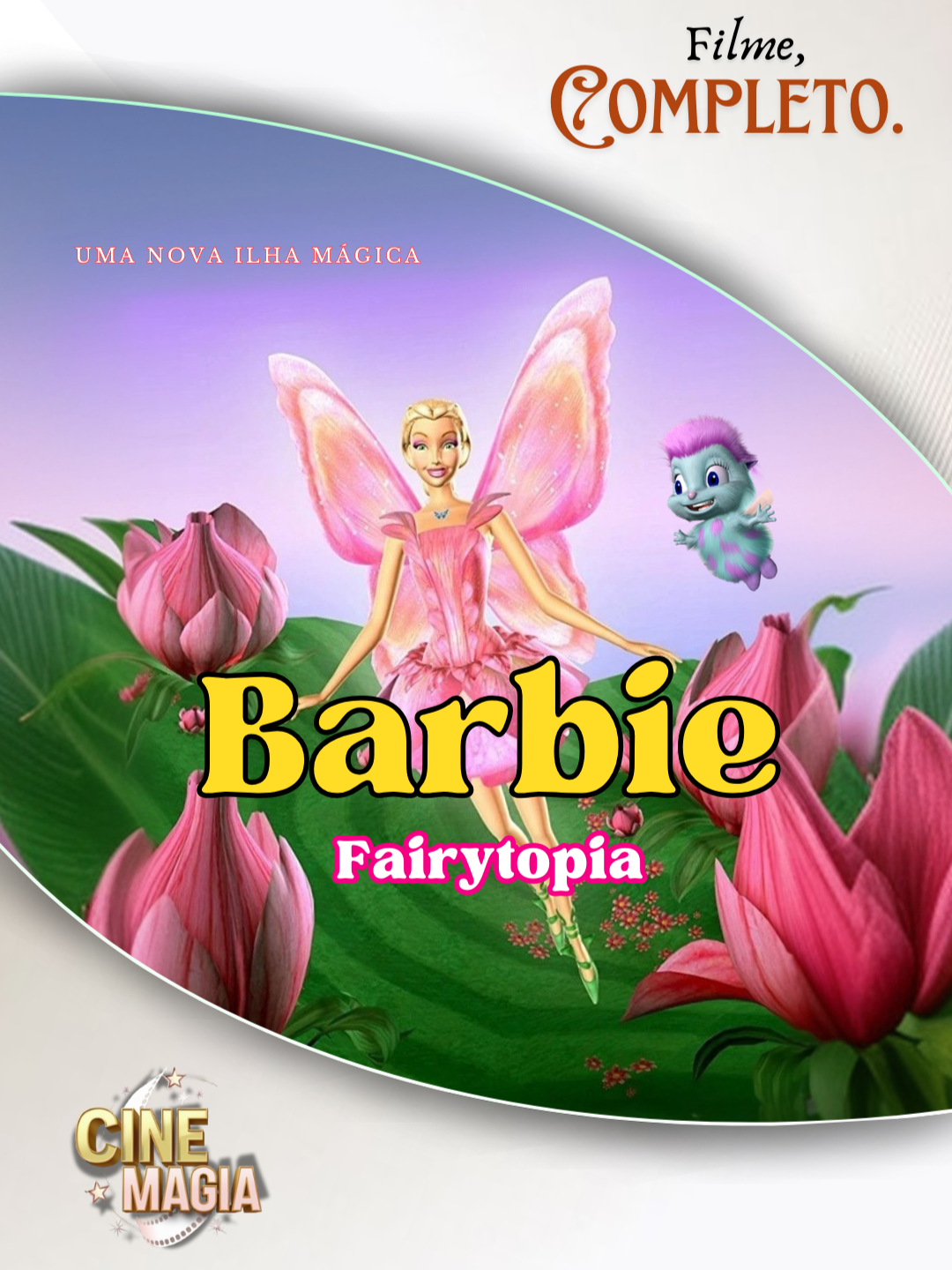 FILME COMPLETO | Barbie Fairytopia (2005) Sinopse: Em Fairytopia, logo além do arco-íris, vive Elina, uma fada das flores sem asas que sonha em voar. Quando sua casa adoece e seus amigos perdem a habilidade de voar, Elina embarca em uma jornada corajosa para encontrar Azura, a guardiã da Cidade das Fadas, e enfrentar o feitiço que ameaça seu mundo. #filme #movie #filmecompleto #desenho #desenhoanimado #animacao #fyppp #vaiprofy #BarbieMovie #barbiefairytopia #barbie