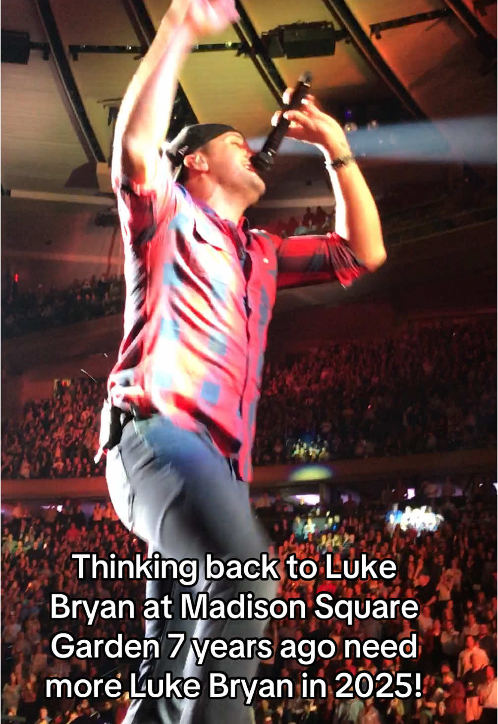 Luke Bryan at Madison Square Garden 8 years ago what a great concert as always need more Luke in 2025! #country #lukebryan #countryconcertviews 