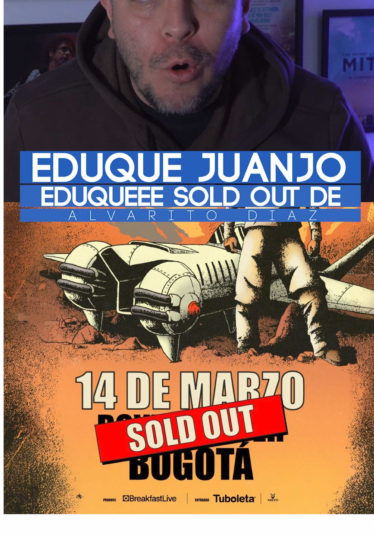 Que lindo es tener la razón y confirmar lo lógico, SOLD OUT DE ALVARITO DÍAZ EN BOGOTÁ, vamos a educar y a pedir que el concierto pase al Movistar ¿será que si?  #alvarodiaz #alvaritodiaz #alvarodiazsayonara #regueton 