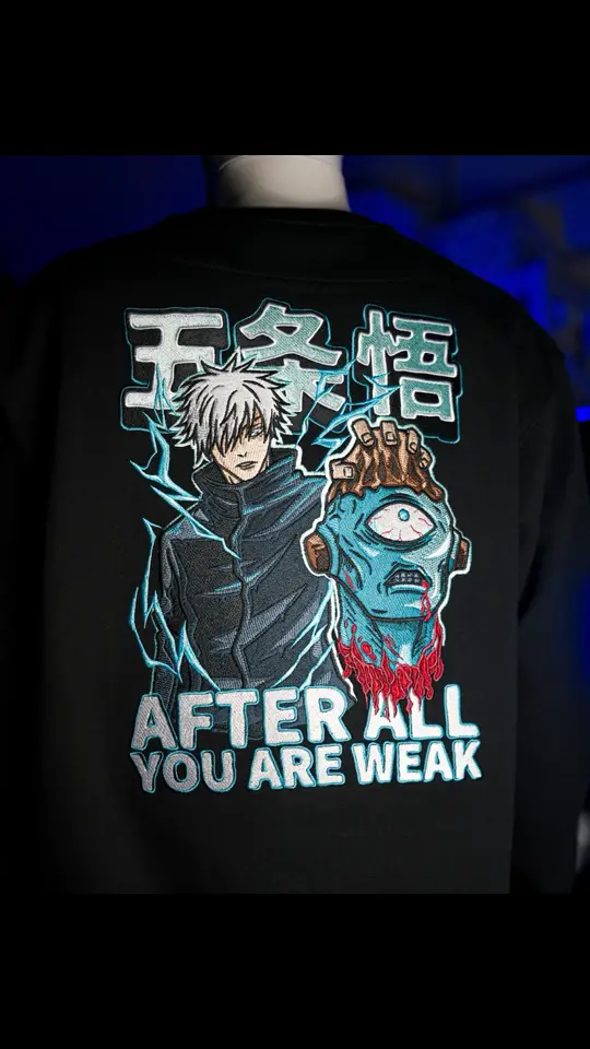 The strongest ❤️‍🔥 #gojousatoru #gojo #jujutsukaisen #clothing #jjk #jjkanime #jogo #anime #gojocosplay #manga #fashion 