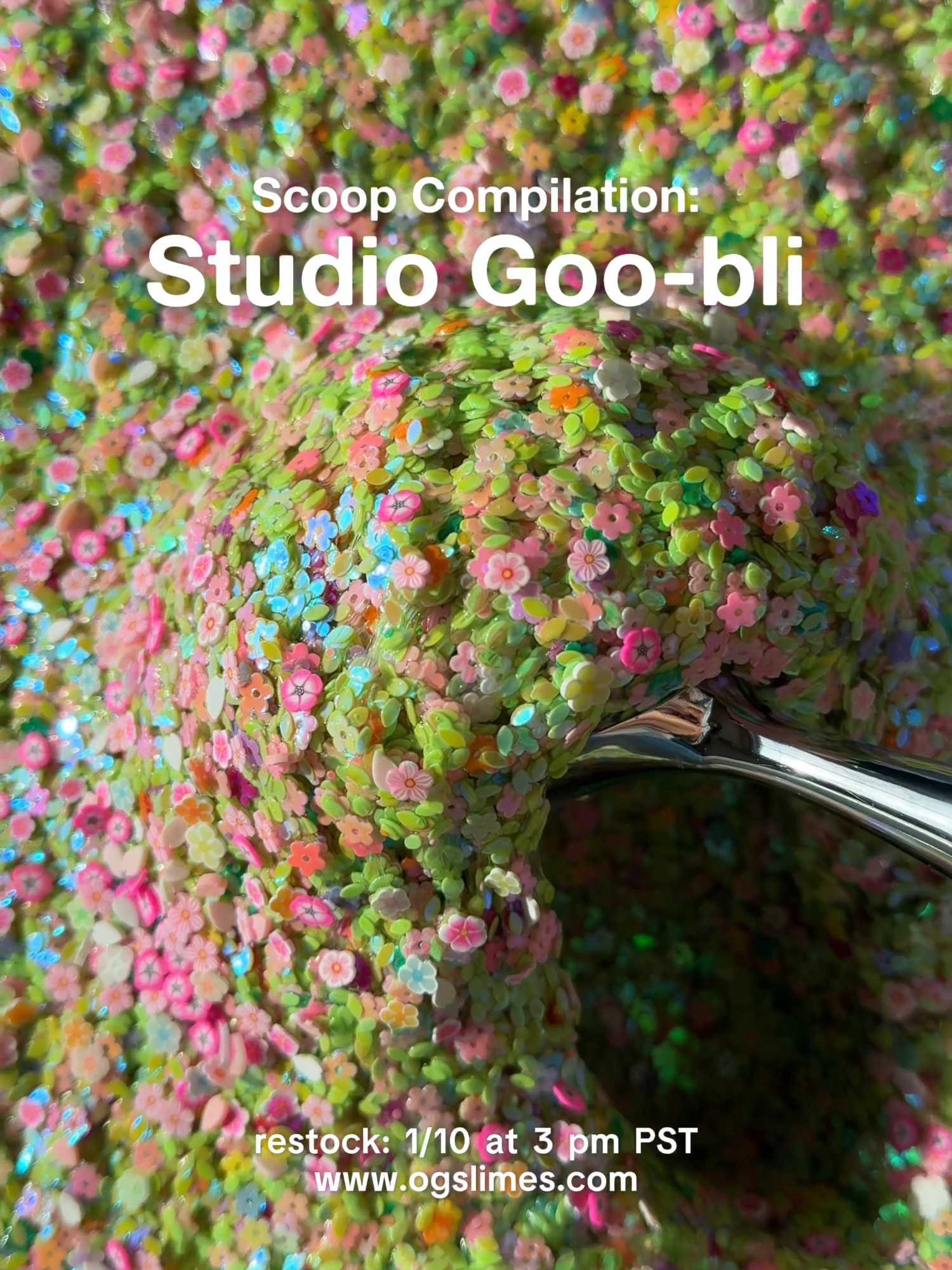 Some people liked our sped up scoop compilations so I'm going to try to post more of them! 🥄 Studio Goo-bli Restock: 1/10 at 3 pm PST ✧˖°⊹ #scoopability #scoopingslime #slimeshop #asmr