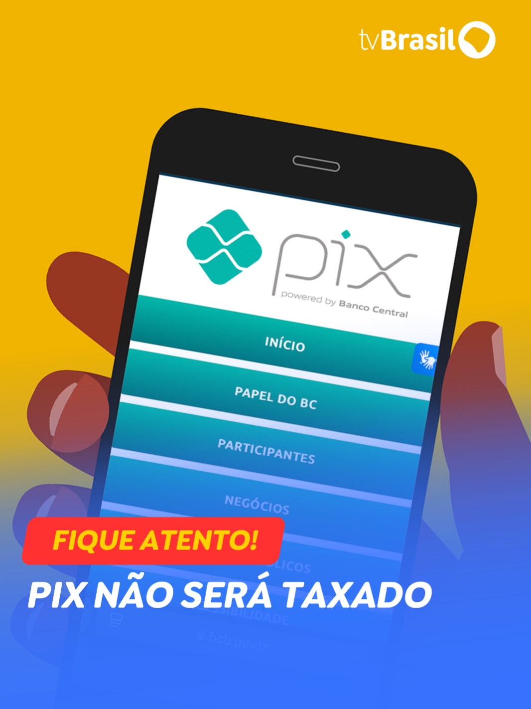 Atenção! ⚠️ Transações realizadas via Pix NÃO terão impostos ou taxas, esclarece a Receita Federal. Compartilhe a informação correta e entenda quais são as determinações do Banco Central, que visam combater golpes e fraudes bancárias. Mais informações e notícias no #RepórterBrasil, de segunda a sábado, às 19h, na TV Brasil e no canal da TV Brasil no YouTube! #Dinheiro #Pix #FakeNews