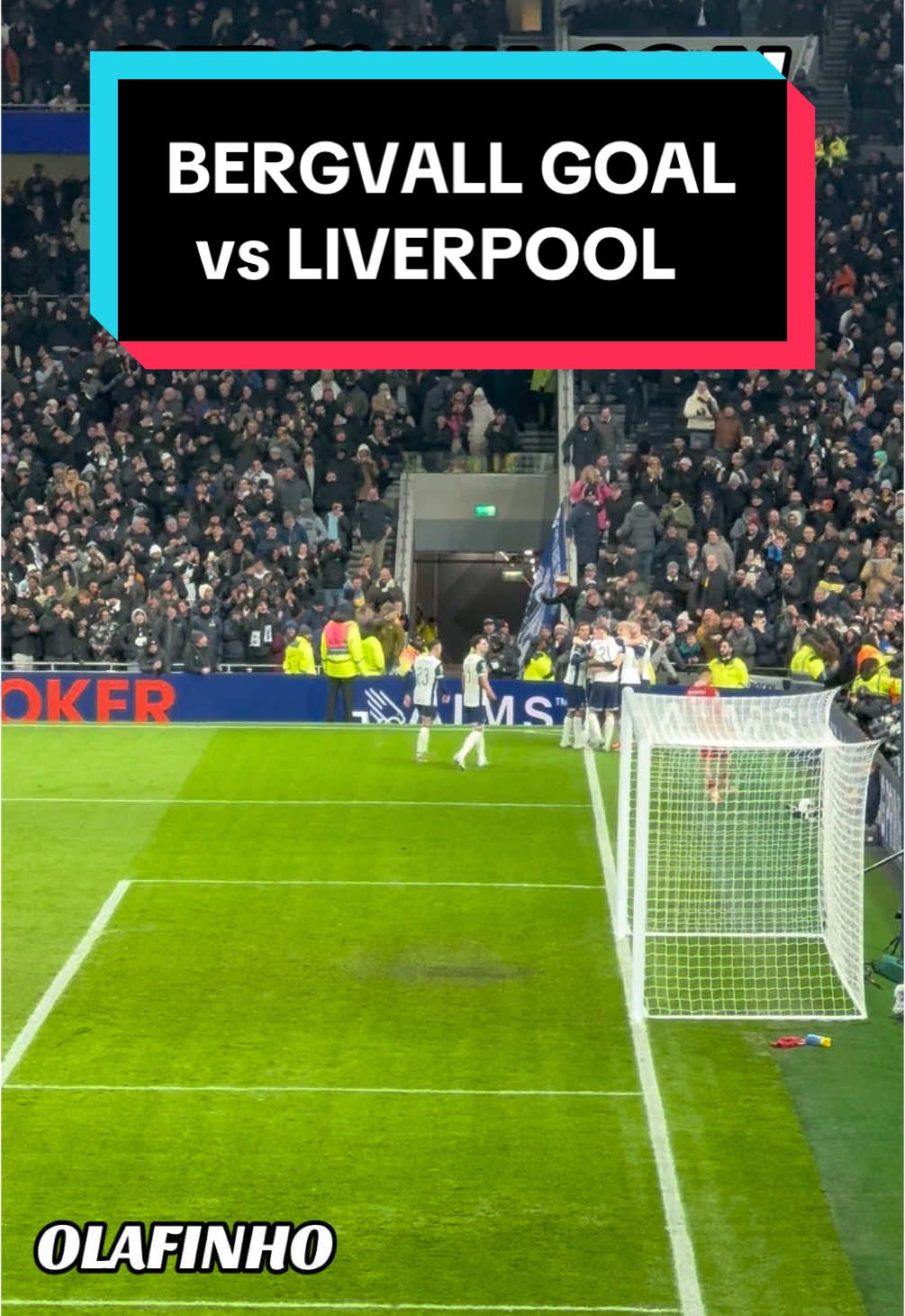 BERGVALL GOAL vs LIVERPOOL!  TOTTENHAM vs LIVERPOOL 8.01.25 CARABAO CUP SEMI-FINAL #carabaocup #손흥민 #tottenham #coys #lillywhites #spurs #thfc #football #fans #sonny #viral #bigange #kulusevski #brennanjohnson #solanke #tottenhamstadium #maddison #liverpoolfc #lfc #liverpool #salah #diaz #luisdiaz 