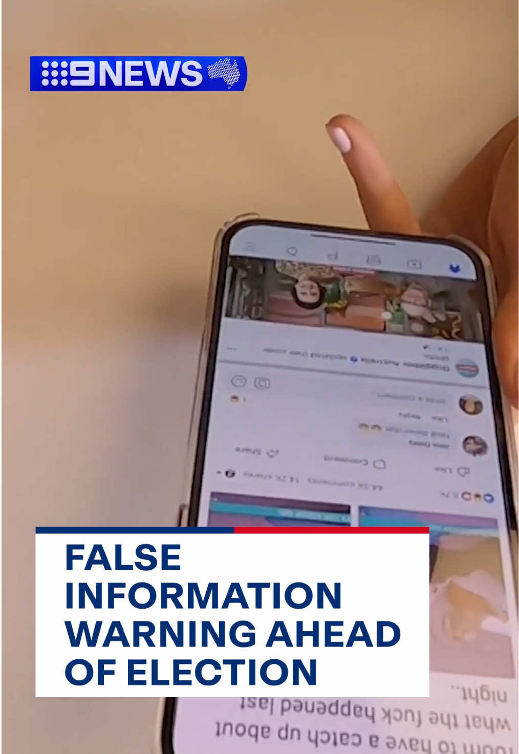 The warning comes after Meta announced it would no longer fact check content on its platforms. #Meta #Election #9News