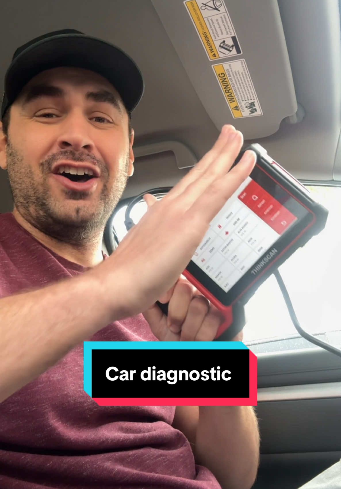 #thinkcar diagnostic scanner comes in handy if you don’t trust your mechanic! #tech 