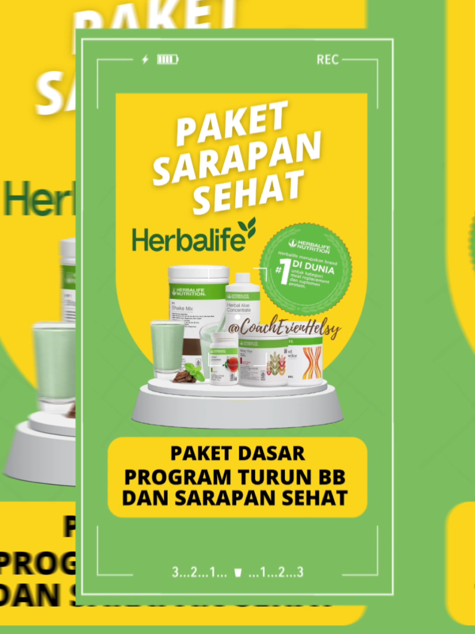 Ada apa dengan #sarapansehat  herbalife? ✅ Sumber energi ✅ Memenuhi kebutuhan protein ✅ Perlu diingat karena rendah kalori sehingga dapat mendukung program weight management  ✅ Dan yang penting Rendah GI YANG MAU GANTI SARAPAN PAGINYA DENGAN NUTRISI, SEPERTI YANG SAYA MINUM KLIK LINK DI BIO ❤️ Untuk yang tinggal di daerah Bandung, boleh meet up langsung ketemu Erien di Klub Ujungberung 🥰 #sarapan #sarapansehatherbalife #sarapanshake #sarapannutrisi #herbalifebandung #herbalifelampung #coacherienhelsy #nutrisiherbalife #dietsehat  #diet  #HerbalifeNutrition #IndonesiaSehatdanBugar #PekanSarapanNasional #HealthyBreakfastHerbalife #klubujungberung 