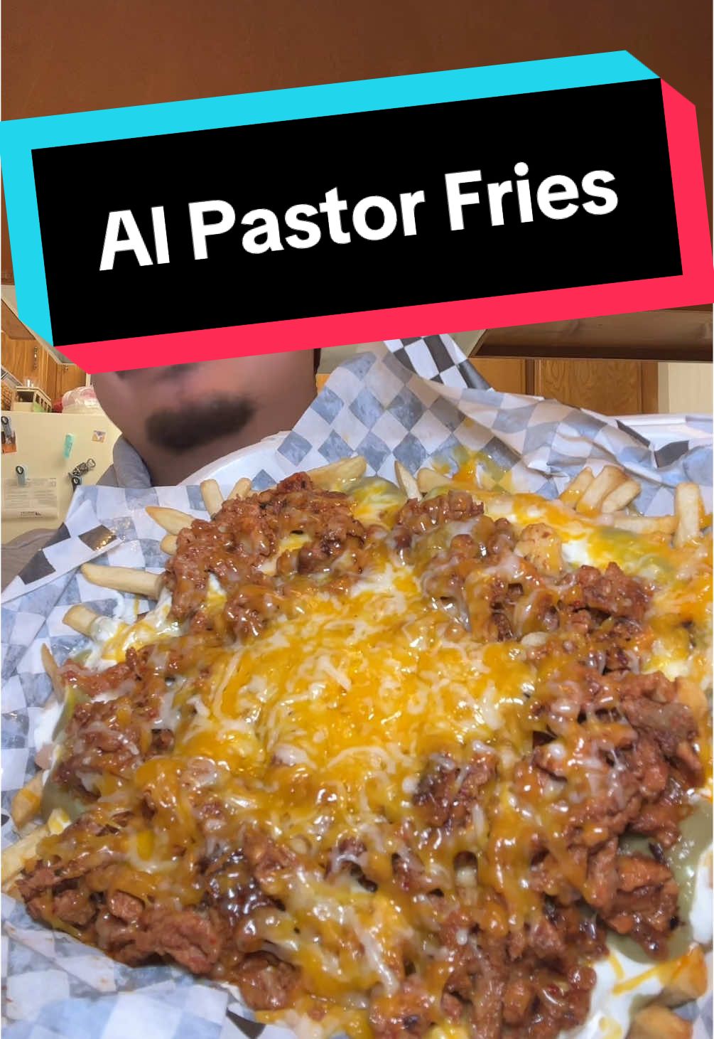 Al pastor fries for dinner 🔥 #wintermukbang #letseat #mukbangeatingshow #foodietiktok #foodasmr #mukbang #FoodTok #eatwithme #foodies #creatorsearchinsights #fastfoodmukbang 