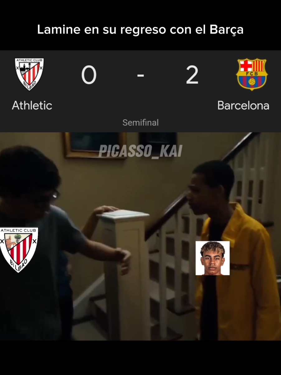 Yamal volvió 🔥😂⚽️ | NO COPYRIGHT INTENDED | #football #fcbarcelona #athleticclub #lamineyamal #supercopa #hansiflick #gavi #humor #meme #projectx #comparison #picassokai 