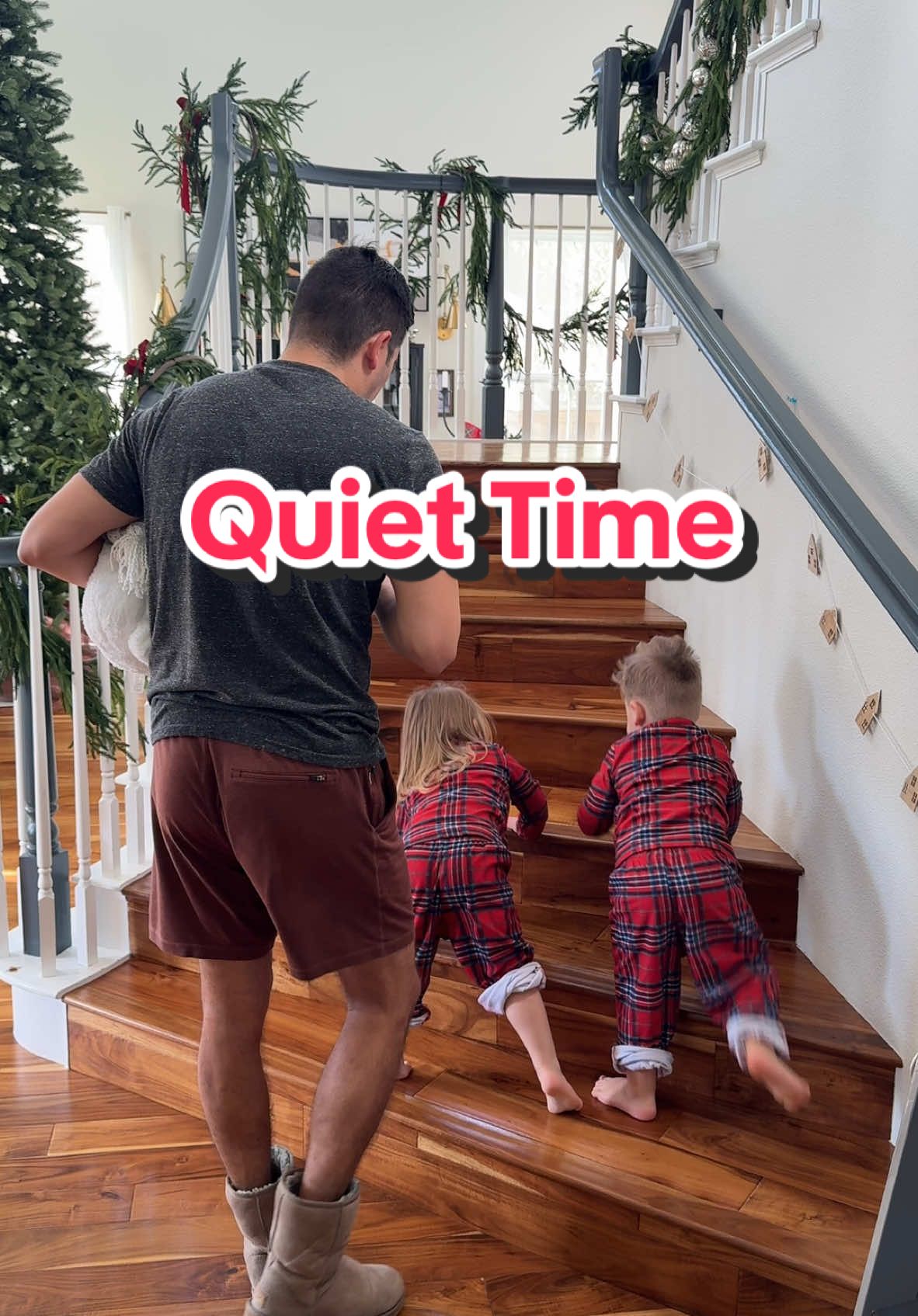 “Quiet Time” typically lasts two hours, the same as their afternoon nap, and has been going well thus far. The kids can play together or rest if they choose, while I handle some house chores and watch them on their monitors to ensure their safety. Crazy how much our daily routine has changed in a matter of months. #parentlife #quiettime #raisingkids #toddlersbelike #dadsoftiktok #positiveparenting #change #toddlerlife #itsbryanandchris 