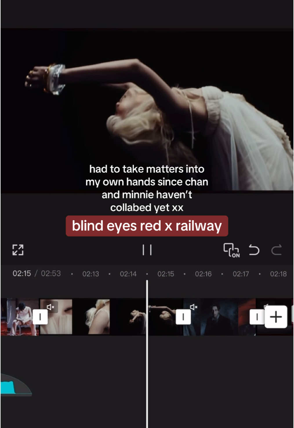 BLIND EYES RED X RAILWAY MASHUP || this took me almost 5 hours…❤️‍🩹 #railway #bangchan #minnie #gidle #straykids #mashup #fyp #foryou @Stray Kids @(G)I_DLE 