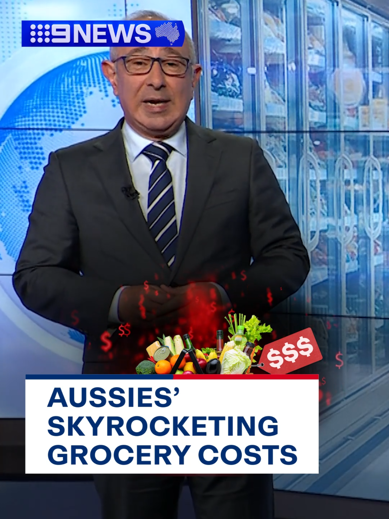 Think your grocery bills are rising? New research suggests Aussies are spending an average of $1000 more per year. 🛒  #cozzylivs #costofliving #shopping #groceries #Australia #9News 