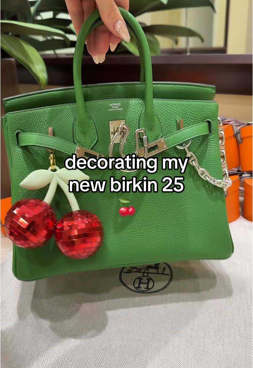 It’s not a wirkin but maybe some charms will make it as cool as one #birkin #hermesbag #bagcharms #wirkin #walmartbirkin #hermesbirkin 