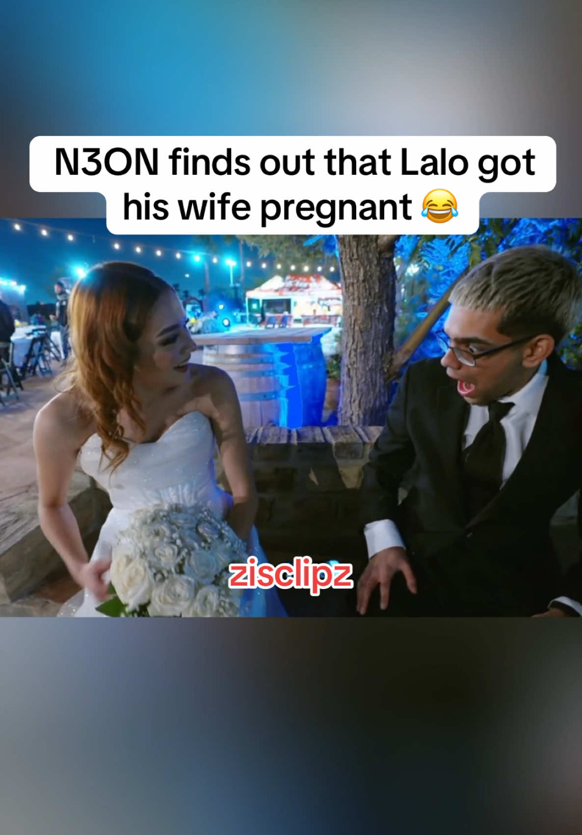 N3ON finds out that Lalo got his wife pregnant 😂 #n3on #n3onclips #lalogonebrazy #lalogonebrazzy1 #wife #pregnant #marry #funny