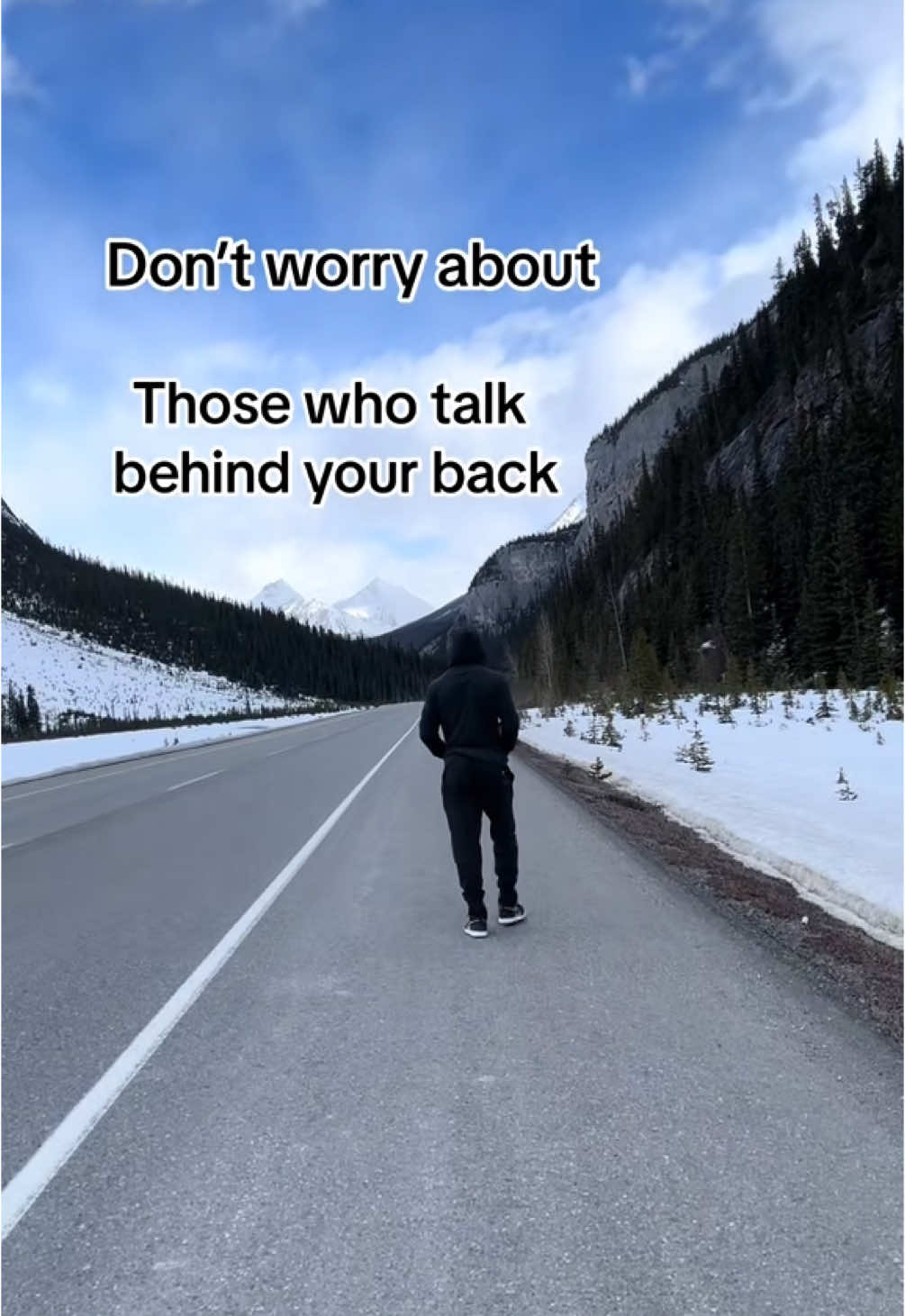 Eyes forward. 