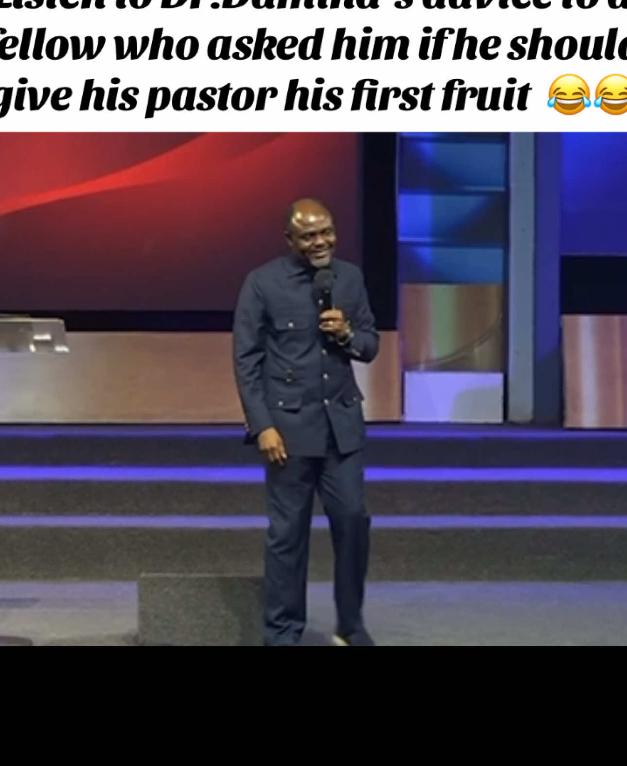 Listen to Dr.Damina’s advice to a fellow who asked him if he should give his pastor his first fruit  😂😂 #abeldamina #religion #christianity #christianitytiktok #damina #nigeriapastor #christianitytok #position #prophets #bishop #pastors #ministry #jesuschrist #bible #firstfruit #fasting #fasting&prayer #21daysfastingandprayer #scam #fraud #nigeriatok 