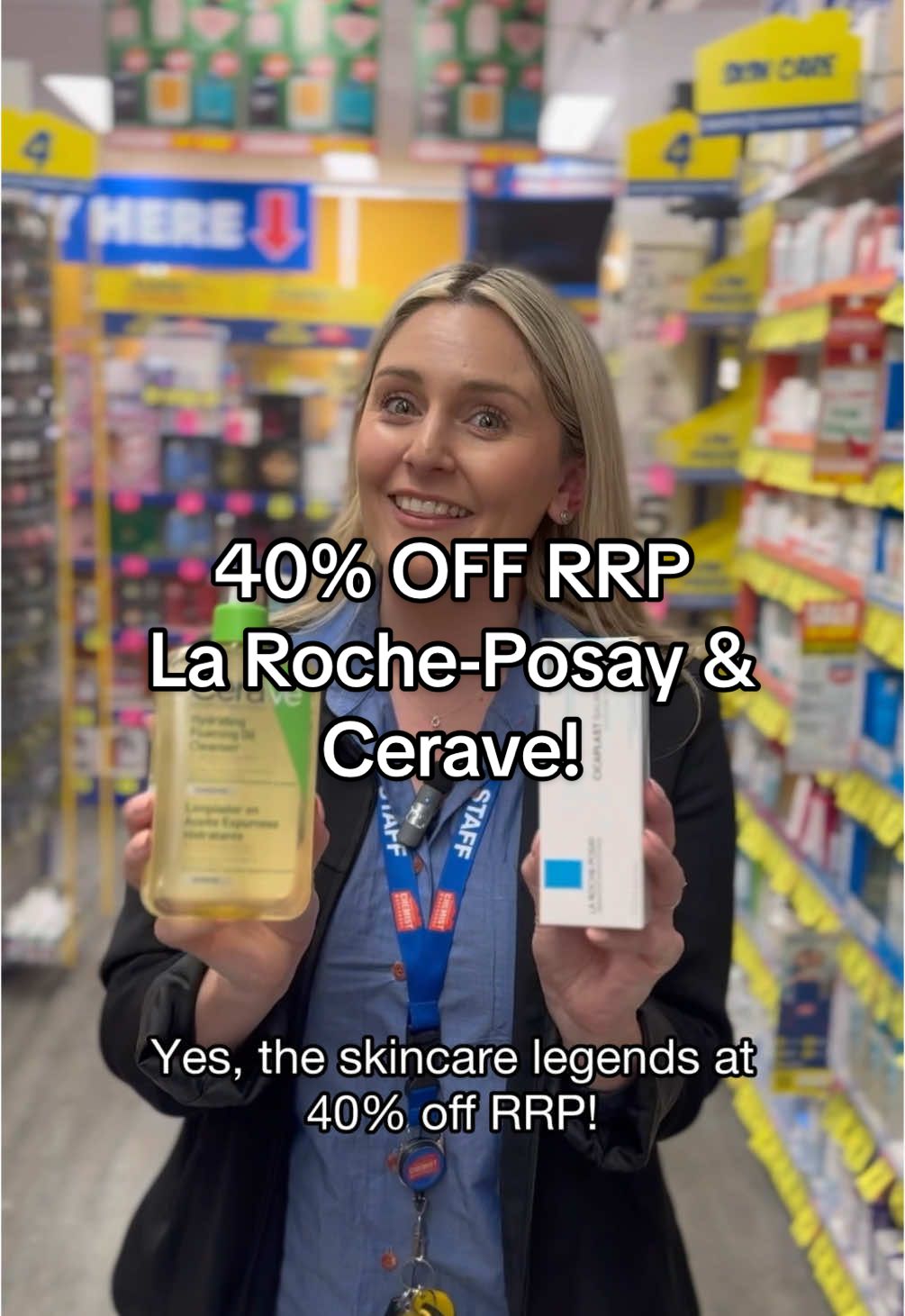 This is a SALE you don't want to miss! 🤯 CeraVe and La Roche-Posay are 40% off RRP at Chemist Warehouse! Stock up now before they’re all gone! ✨ Hurry, sale ends January 15th 2025. #ceravesale #larocheposaysale #discountedskincare #skincare #skincaresale #discountshopping #larocheposay #cerave #skintok 