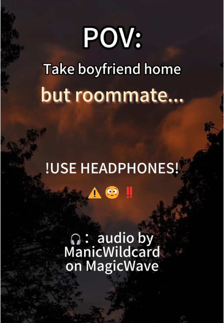 👀🥵Catch the two sides of roommate through his deep voice…#fyp #spicy #comfortable #deepvoice #whispers #relax #asmr #boyfriendasmr #audio #boyfriendaudio #MagicWave #ManicWildcard 