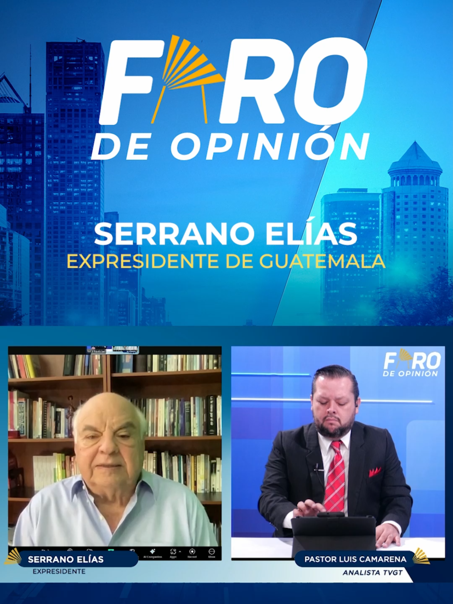 Faro de opinion con Ex presidente Jorge Serrano Elias #Guatemala #Guate #GT #Gobierno #Semilla #Bernardo #Arevalo #Viral #Parati #PartiGT