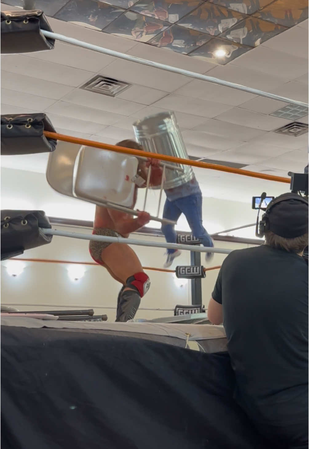 Joey Janela💀Dr Redacted #drredacted #gcwwrestling #gamechangerwrestling #gcw #deathmatch #deathmatchwrestling #wrestletok #wrestlingtiktok #WWE #aew #wrestling 