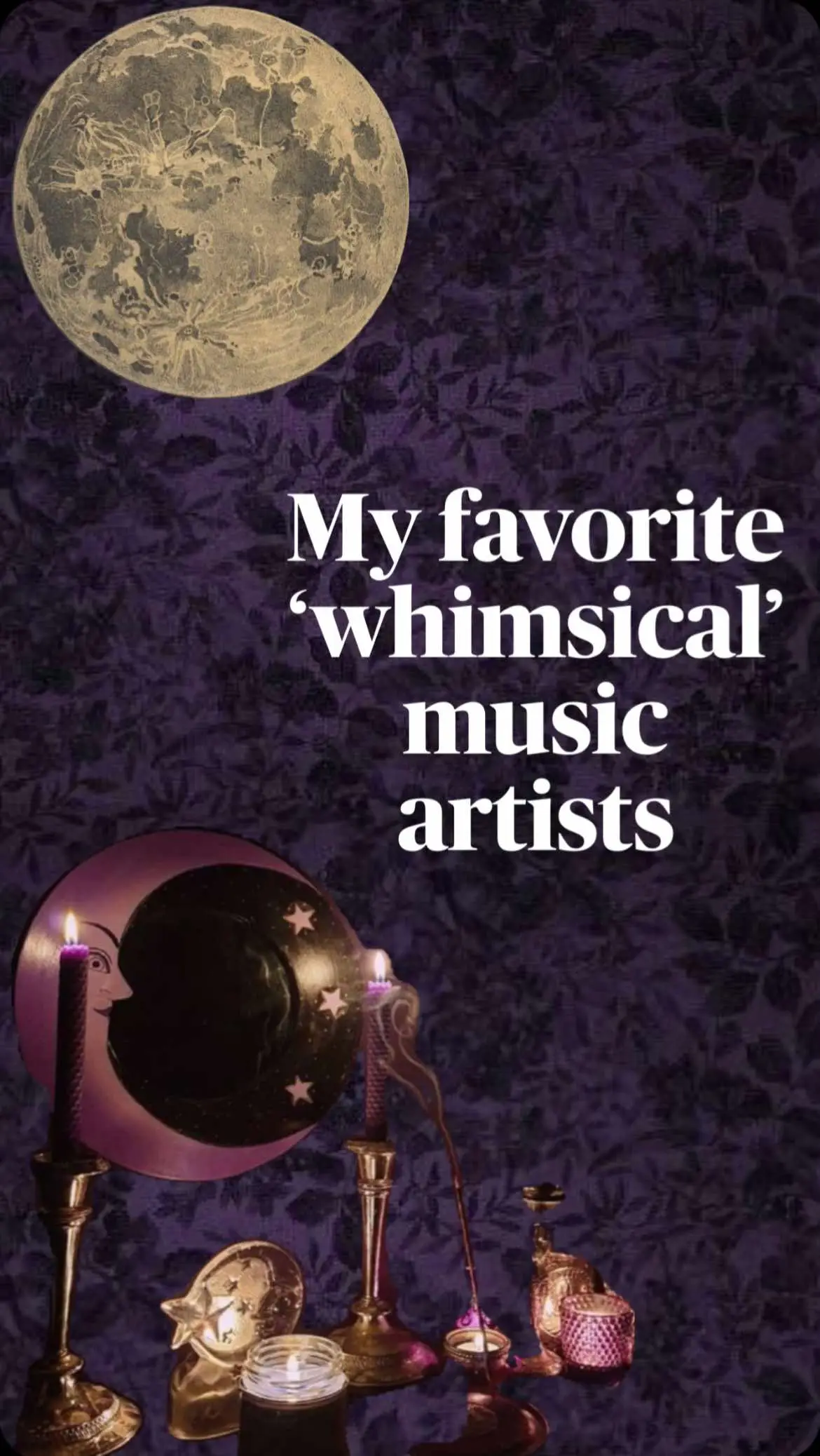 I love ‘em all #whimsical #whimsygoth #whimsigothic #whimsigoth #whimsicalaesthetic #fyp #viral #mazzystar #katebush #cocteautwins #fleetwoodmac #stevenicks #concreteblonde #thebreeders #thecranberries #julianahatfield #siouxsieandthebanshees #witchtok #witchcraft #witch 