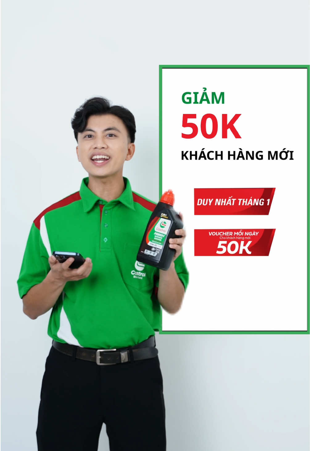 Chỉ trong tháng 1 #Castrol #castrolpower1ultimate #castrolpower1 #chinhhang #biker