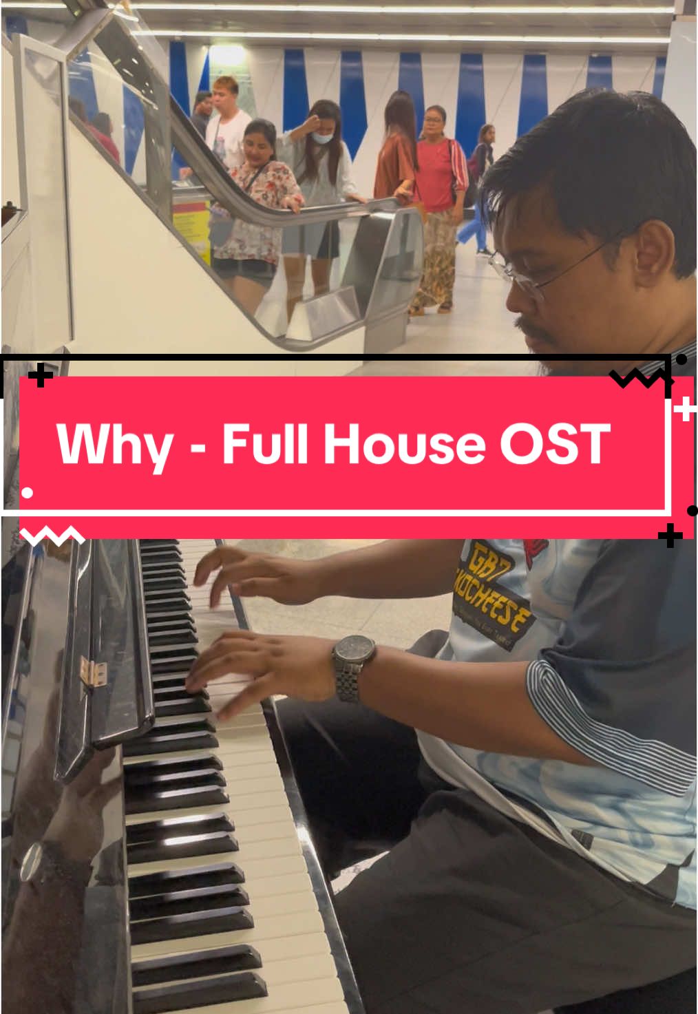 Why - Full House OST played on a public piano at Pasar Seni MRT Station. I think if I am a commuter here, I will drop by everyday haha  #why #fullhouse #kdrama #fyp #viral #piano #cover #publicpiano 