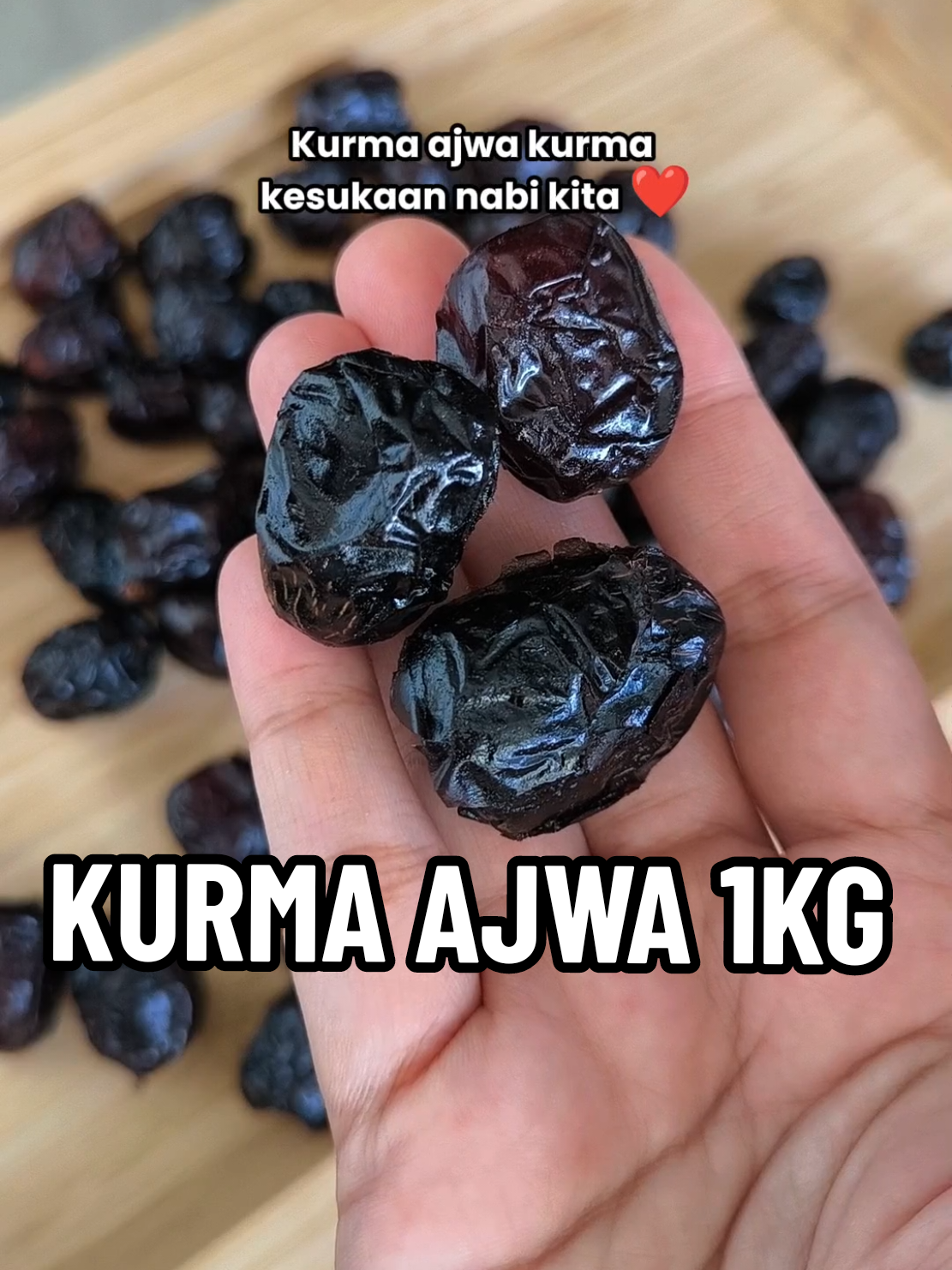 Kurma ajwa ni selain makan waktu berbuka & sahur, ibu hamil pun bagus amalkan makan tiap pagi ❤️ #kurmaajwa #kurmaajwamadinah #kurmaajwamurah #kurmamurah 