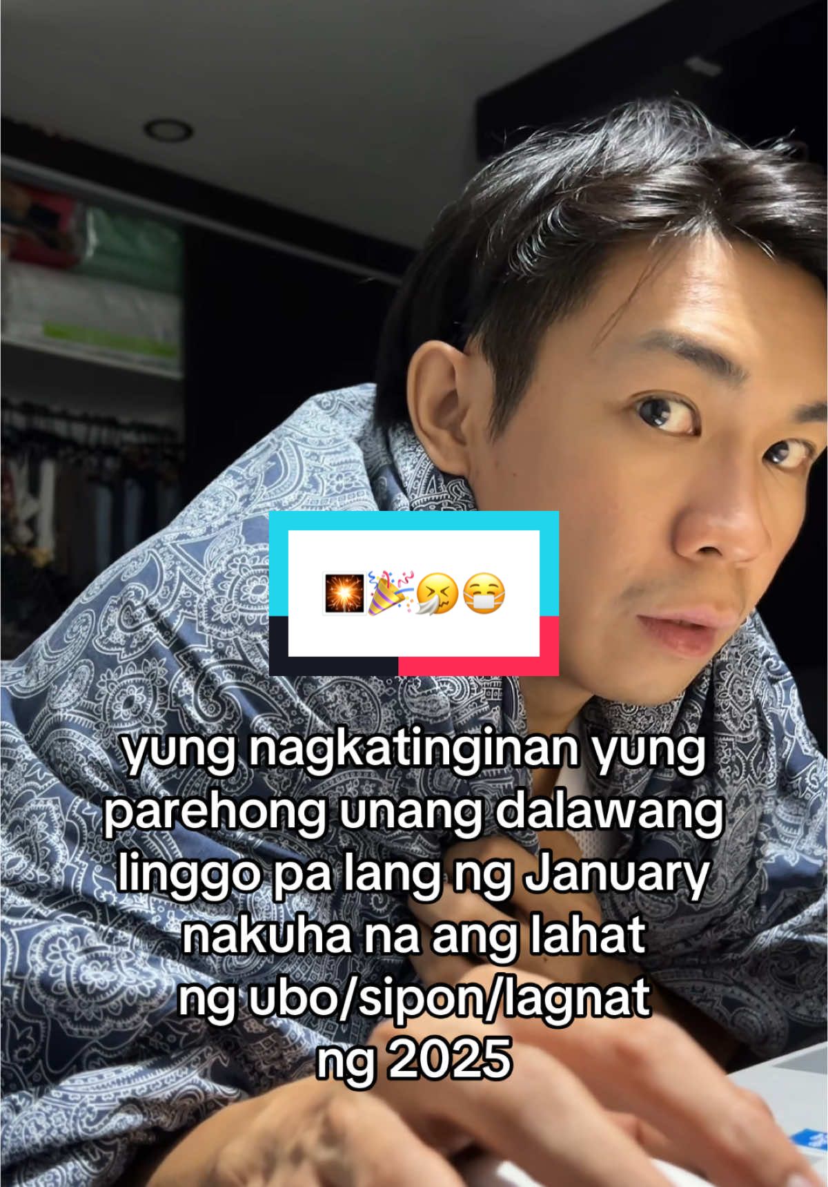 Kaka-“AKIN NA TONG 2025” mo yan! 🤧😷🥴 #utakbolpen #newyear2025 #newyearnewme #flu #adultingishard 